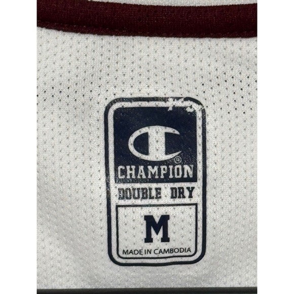 Champion‎ Double Dry White Polo Shirt Women's Medium Athletic Golf Tennis - Picture 2 of 6